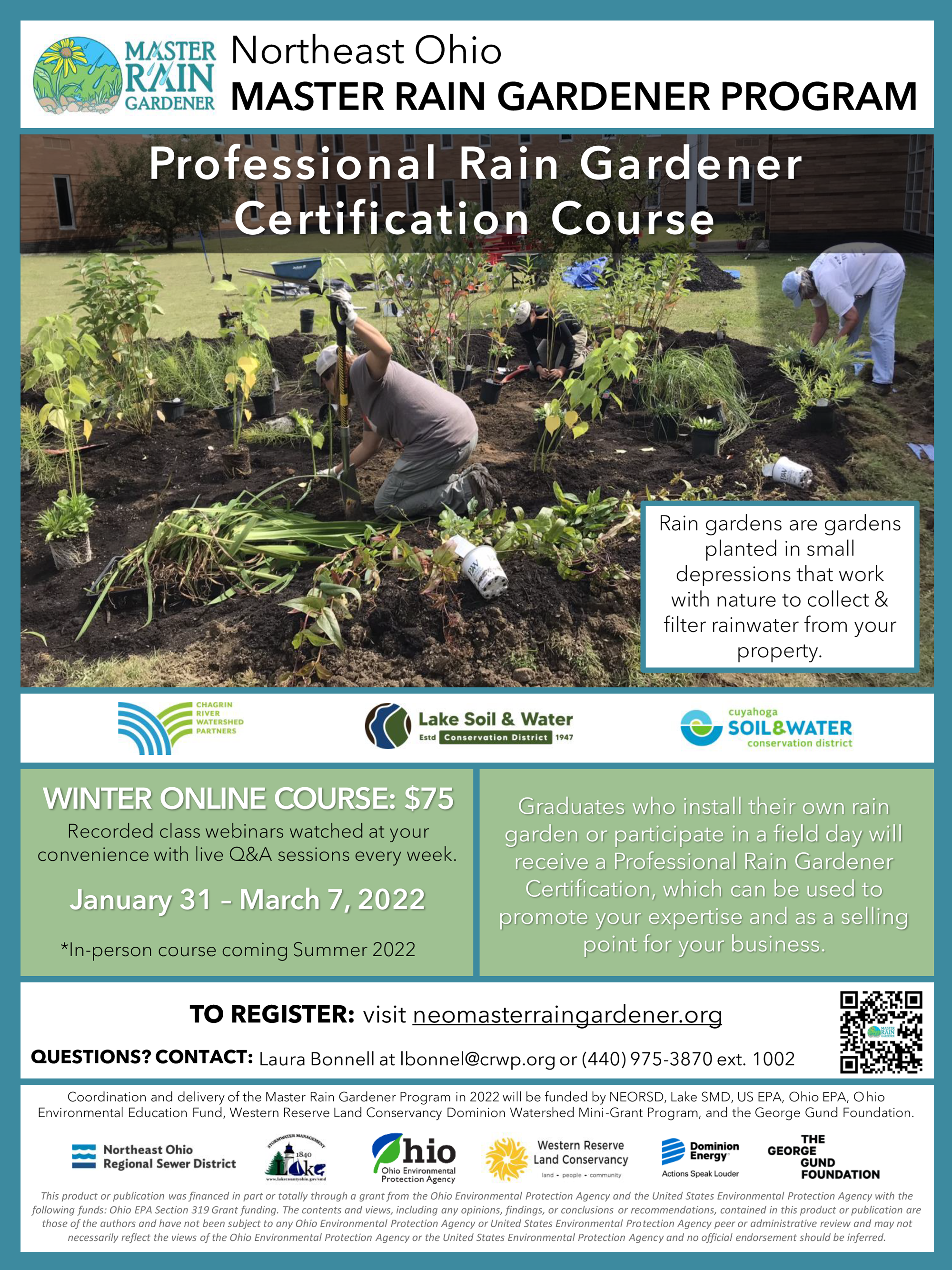 Professional Rain Gardener Certification Course